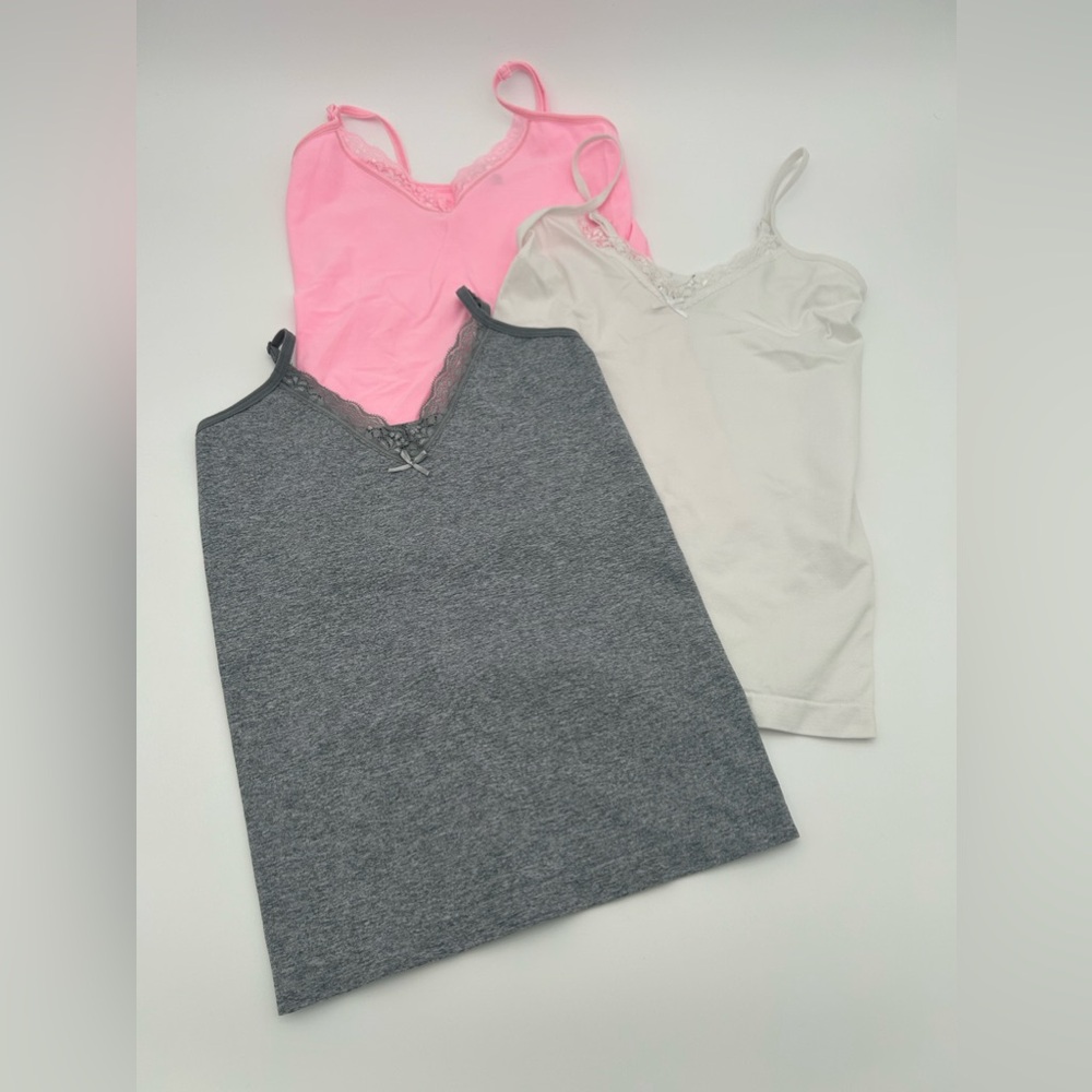 Girl Stretchy Camisoles (Set of 3)